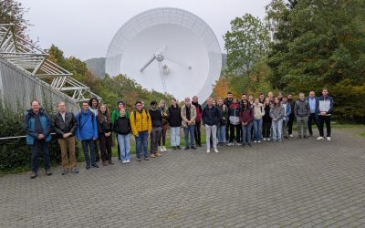 Exkursion zum 100-m-Radioteleskop in Effelsberg
